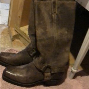 Frye square toe riding boots size 9